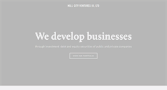 Desktop Screenshot of millcityventures3.com